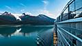 Ovation of the Seas Sailing Through Dawes Glacier, Endicott Arm, Alaska