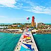 Arrivals Plaza Perfect Day at Coco Cay Aerial