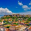 View of Athens with the Acropolis in the background