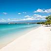 Beach of "Playa Cabo Rojo" in the north of "Bahia de las Aguilas" around Pedernales and Jaragua National park, Dominican Republic