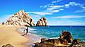 Couple Strolling by the Beach, Cabo San Lucas, Mexico