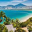 An aerial view of Port Douglas Beach in Australia