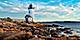 Lighthouse Surrounded by Rocks in Canada 