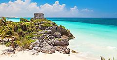 Beach Tulum God of Wind Temple Ruins, Cozumel, Mexico