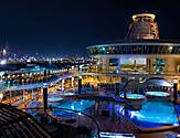 Explorer of the Seas Pool Deck Night Time Outdoor Movie