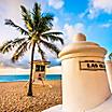 Las Olas beach in Fort Lauderdale, Florida