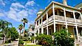 Victorian Houses in Wealthy Neighborhood, Galveston, Texas