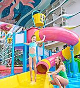 icon of the seas surfside splashaway bay kids having fun