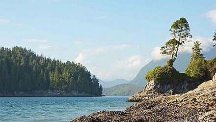 Ocean Mountain View, Inside Passage, British Columbia