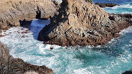 Mexico Ensendada La Bufadora Beach Cliff Coasts