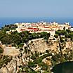 Aerial view of the Rock  of Monaco, in Monte Carlo, Monaco