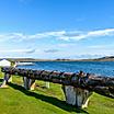 Monument of the Port Stanley, the capital of the Falkland Islands.