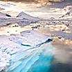 Glacier during Sunrise, Paradise Bay Antarctica