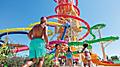 Perfect Day at Coco Cay Daredevil Peaks Family Running Towards Thrill Water Park