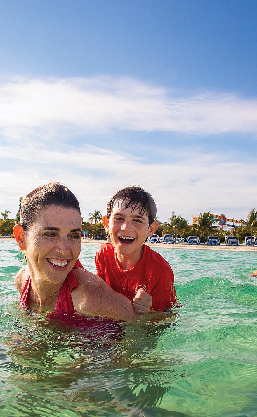 Perfect Day Coco Cay Family Swimming