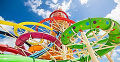 perfect day coco cay thrillwater park colorful slides