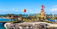 Aerial view of Perfect Day at Cococay