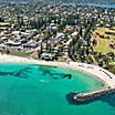 Beach aerial view of Perth, Australia