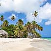 Pigeon Point Heritage Park nature reserve on the southwestern coast of Tobago.