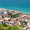 Panoramic view of downtown Puerto Vallarta, Mexico