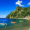 Boats on Soufriere Bay, Soufriere, Dominica