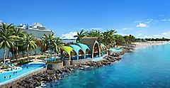 Aerial shot of Royal Beach Club Paradise Island