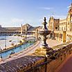 The Spain Square in Seville, Spain