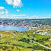 Aerial view of St. John's, Newfoundland