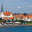 View to Ronne, Bornholm Island, Denmark