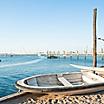 Walvis Bay in Namibia, Africa. South Atlantic ocean coast.