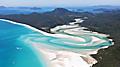 Whitehaven Beach Queensland Beach White Sand Aerial