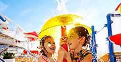 Girls Enjoying Splashaway Bay at Wonder of the Seas